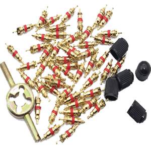 Pure Bronze Valley Core Car Tire Tire Bicycles Electric Vehicle Motorcycle Valve Crossing Terminal Valve Witch Key