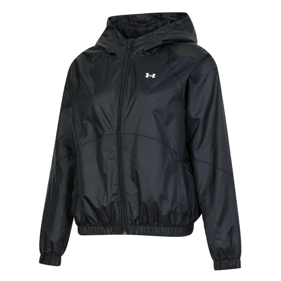 
Under Armor Sports Jacket Women's Spring Outdoor Charge Top Casual Cycling Windproof Hooded Jacket Cardigan
