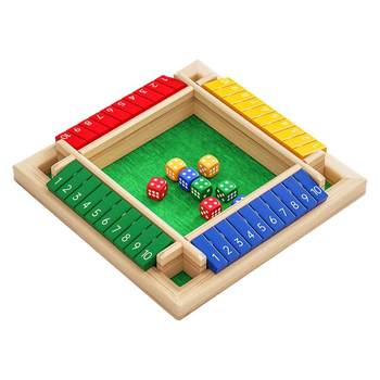 Children's four-sided number flipping toy