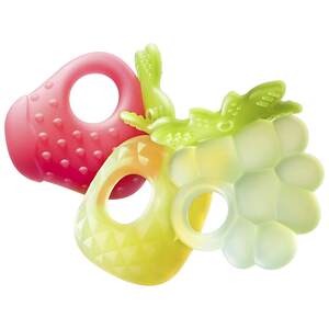 babycare fruit baby teething glue baby teething stick baby silicone toy bite glue prevents eating soft and hard hands.
