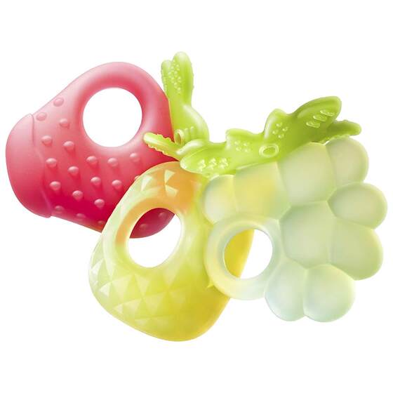 babycare fruit baby teething glue baby teething stick baby silicone toy bite glue prevents eating soft and hard hands.