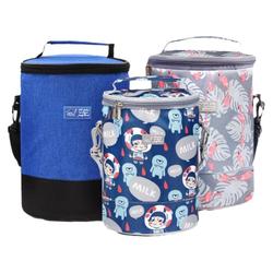 Lunch Box Bag, Insulated Handbag, Round Aluminum Foil Thickened Cloth Bag For Office Workers, Lunch Box, Student Lunch Bag, Hand Bag