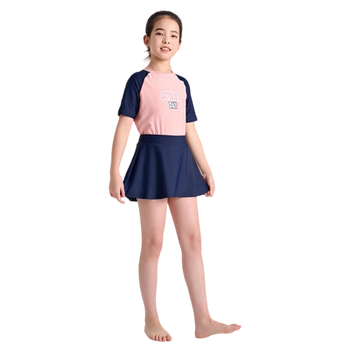 Decathlon children's swimsuit girl sunscreen
