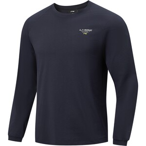 Li Ning running long-sleeved T-shirt men's spring and summer 2026 new fitness men's round neck top knitted sports sweatshirt