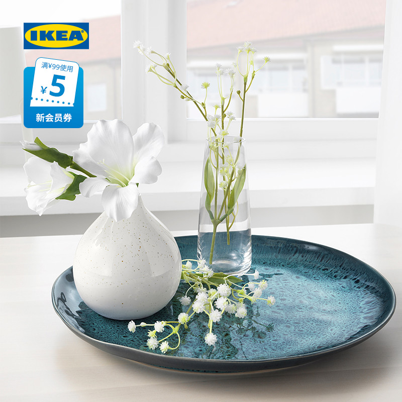 IKEA宜家SMYCKA思米加人造花满天星飞燕草英雄花洋桔梗兰花香豌豆