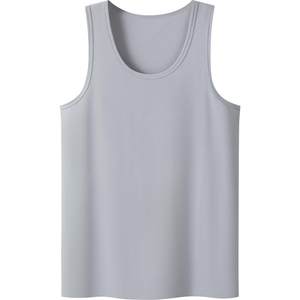 
[Craftsmanship Series] Three guns 120 long velvet cotton men's vest high elastic sweat-absorbent and breathable inner wear I-shaped men