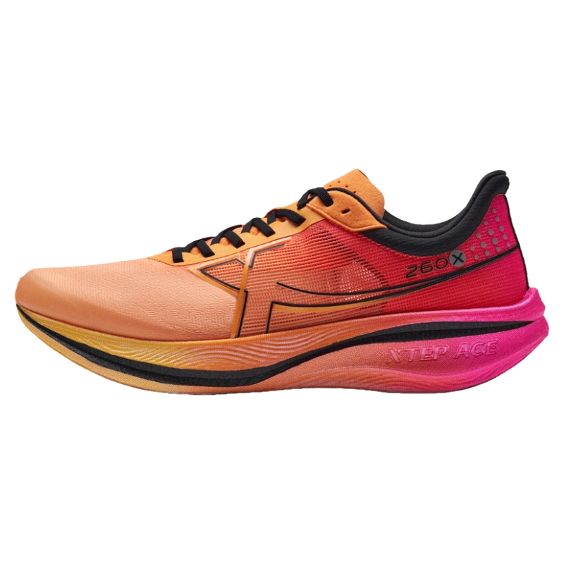 毛氈　赤金彩松流水　105×160 特步260X競速跑鞋運動場通用跑鞋減震碳板馬拉鬆鞋