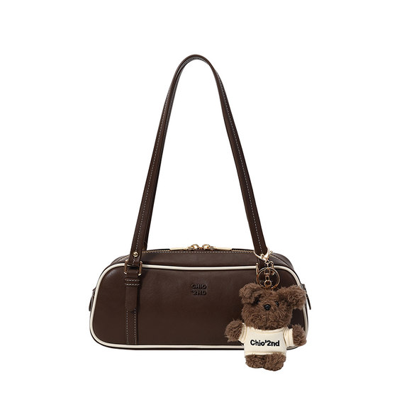 
Nanfeng Chio2nd Almond Cream Pillow Bag Women's Autumn and Winter Retro Contrast Color Armpit Bag Commuter Shoulder Bag