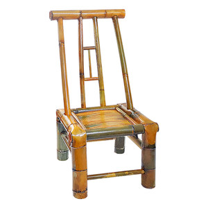 Bamboo chair back chair Household, handmade old bamboo stool adult woven vine chair bathing home bamboo furniture bamboo table

