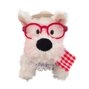 
West Highland car interior accessories ornaments cute display screen central control screen Papa car decoration car doll doll