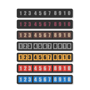 
2026 new mobile phone number plate for temporary parking on the car, simple and non-sticky car mobile phone number recorder