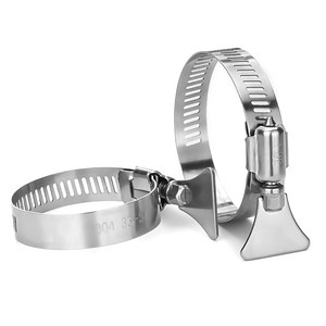 304 Stainless Steel Card Holding Holding Holding Tube Cover Pipe Pipe Pipe Water Tube Gas Pipe Tight Hoe fixing hoop ring
