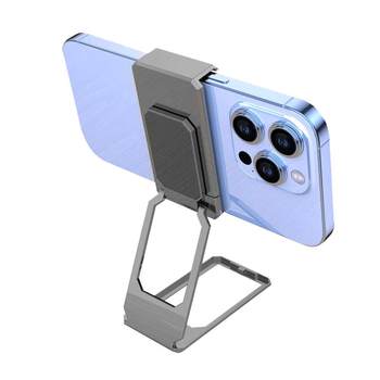 Alloy folding rotating mobile phone holder snap-on portable