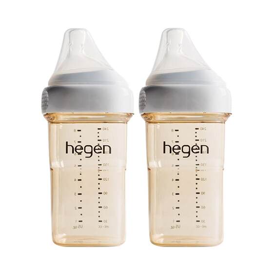 [Self -employed] [Spot] Hegen baby PPSU bottle 240ml*2 new life anti -bloating maternal milk wide caliber