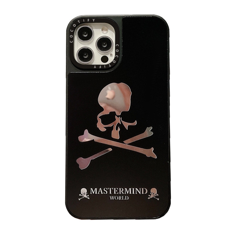 Polished Metallic Skull iPhone Case