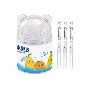 Disposable fork food grade dessert fruit cake snack fork plastic fork household fruit toothpick