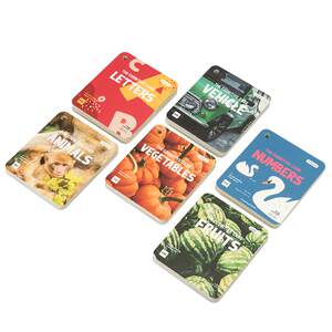 
Bainshi Baby Early Education Enlightenment Cognitive Cards Literacy and Word Recognition Infants and Toddlers Look at Pictures and Identify Cards and Toys Y