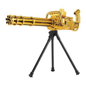 
Machine gun gold Gatling children's toy gun electric burst soft bullet gun self-integrated boy toy gun