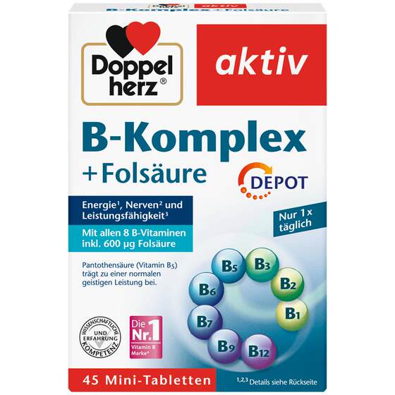 
German double heart complex vitamin B vitamin physique enhancement VB biotin health products genuine 60 tablets
