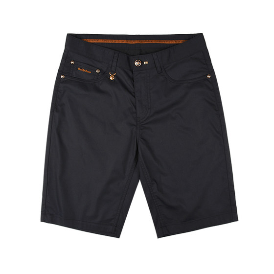 
Reddy Boer Men's Casual Shorts 2025 Summer New Embroidery Midwaist Solid Color Slim Thin Shorts Men