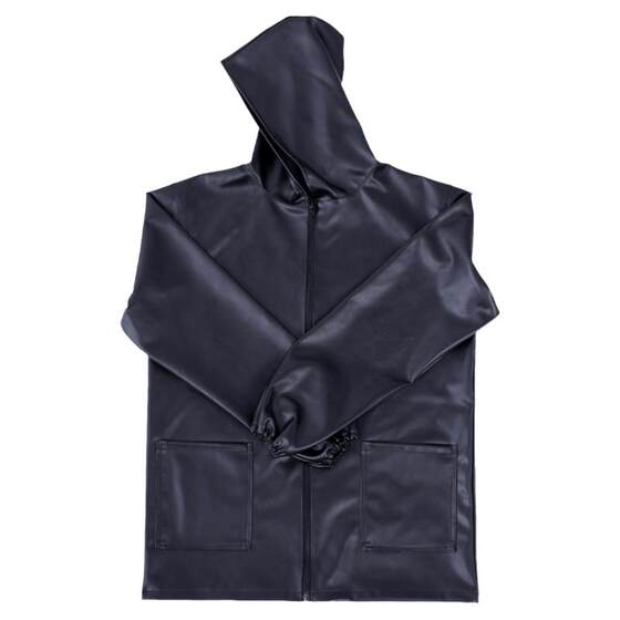 
Leather pants men's waterproof work clothes spring and autumn thin leather jacket leather pants suit men's oilproof waterproof wear-resistant loose labor protection clothing