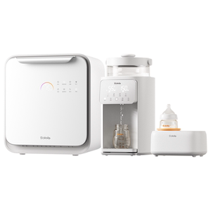 
BoGeGe three-in-one feeding table, baby-specific bottle disinfection cabinet, constant temperature kettle, milk foaming machine, milk shaker