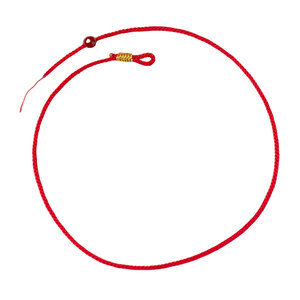 Half -finished golden transportation pearl sterling silver diy accessories handmade rope toes, hand chain hand rope red rope bracelet female men can string
