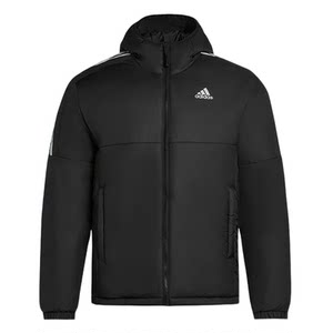 
Adidas men's winter new warm coat hooded thickened quilted windproof men's cotton coat KF6755