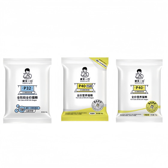 
An honest bite of P40P32 cat food, zero meat powder, high protein nutrition, P40plus fresh meat, all-stage staple food
