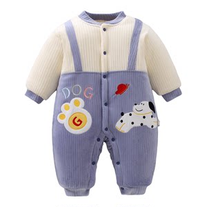 
0-2 years old clothes, winter thickened onesies, baby cotton-padded clothes, newborn baby outing clothes, cotton-padded clothes to keep warm