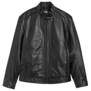 
Trussardi Men's PU Fashion Jacket Leather Jacket 52S00760 1T002748