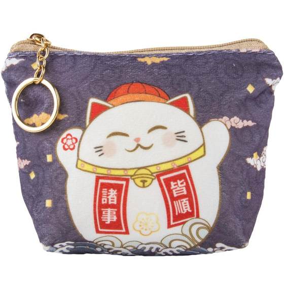 Small wallet female small wallet mini hand key coin storage small bag Korean version of the Korean version of students ins pocket