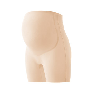 
October Crystal Maternity Safety Pants High Waist Tummy Control Butt Lifting Pants No Wearing Underwear Anti-Leaking Seamless Invisible Leggings