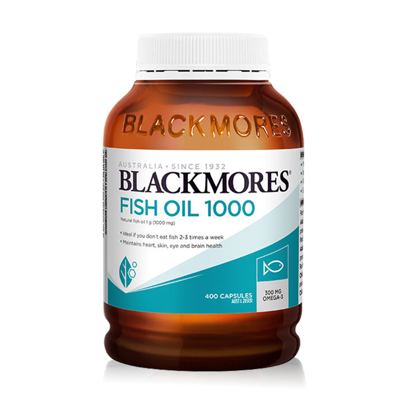 麦德龙 澳大利亚进口Blackmores澳佳宝原味鱼油1000mg 400粒/瓶