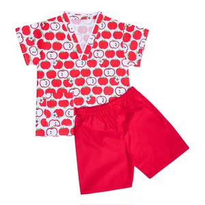 
New children's sweat steamer suit 100% cotton baby bath suit home pajamas boys and girls cute universal