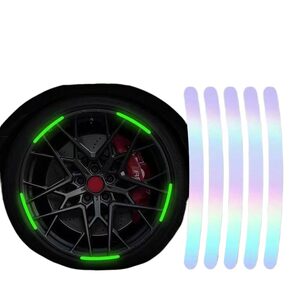 Bicycle reflective sticker night riding light sticker car night -light sticker motorcycle accessories wheel sticker children's balance car
