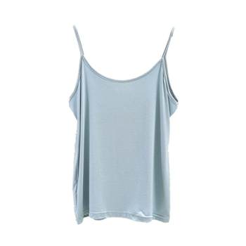 V-neck solid color slimming vest suspender Korean version