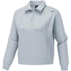 
Skecher Sports Sweater 2025 Autumn Men's and Women's Tops Simple Fashion Comfortable Casual All-Match Pullover