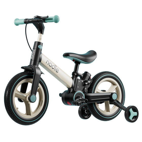 Nadle Natto Children's Bicycle Balance Bike Two-in-One 1-3-6 Years Old Girl Boy Folding Bike