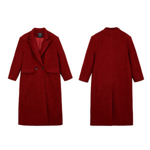 
2.0 Niche Design Versatile Sheep Wool Wool Coat Women's Autumn and Winter New Long Wool Coat