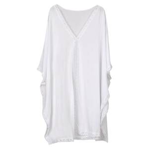 
2026 New Lace Loose Large Size Slim Skirt Dress Seaside Vacation Thailand Sanya Beach Skirt Women