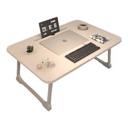 Bed desk folding table laptop desk home study bedroom dormitory bay window study table laying