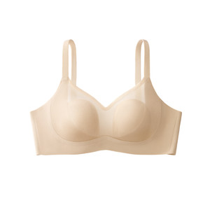 
Plain muscles and good product suspended petal cups in summer thin style large breasts, small, no traces, no steel rings, secondary breasts, prevent sagging bras