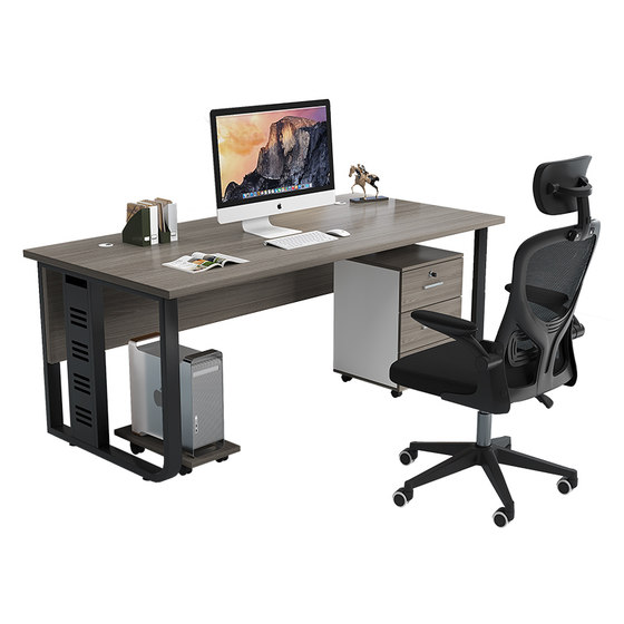 
Office desk boss desk modern simple office desk chair combination office manager desk large desk office furniture