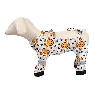 
Dog anti-dirty leggings, backless smock, pet all-inclusive four-legged pants one-piece, small and medium-sized dog Teddy Bichon clothes