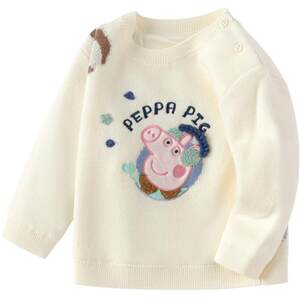 
[Peppa Pig IP] Balabara baby sweater boy winter sweater thread versatile fashion top