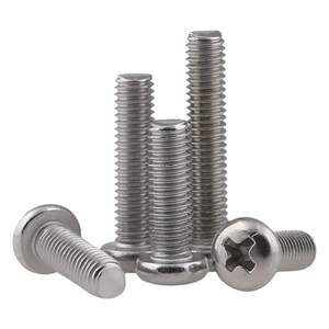 304 stainless steel round head screw cross slot disc head machine tooth screw lengthening bolt M1M2M3M4M5-M10
