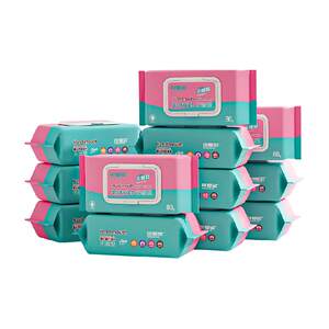 
Cute baby hand and mouth special wet wipes cleaning and care thickened extraction bags for household stocking