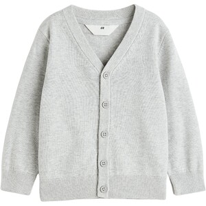 
HM children's clothing children's boys sweater spring cotton V-neck thin fine long-sleeved sweater jacket 1066375