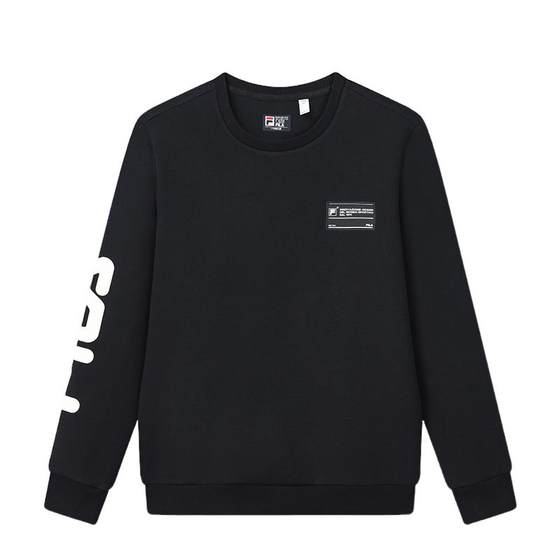 FILA Felile men's knitted sweater autumn casual versatile jacket bottom shirt bottoming sweater round neck sports men's top
